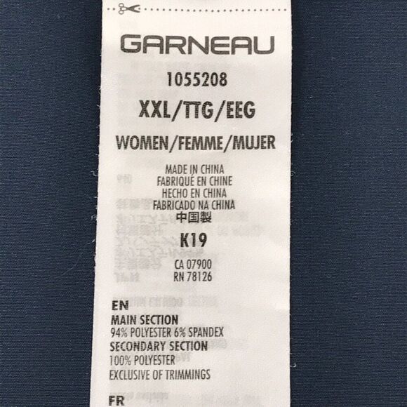 Louis Garneau Barcelona Skirt Women's Plus Size XXL Navy Pull-On Stretch Active - Picture 5 of 6